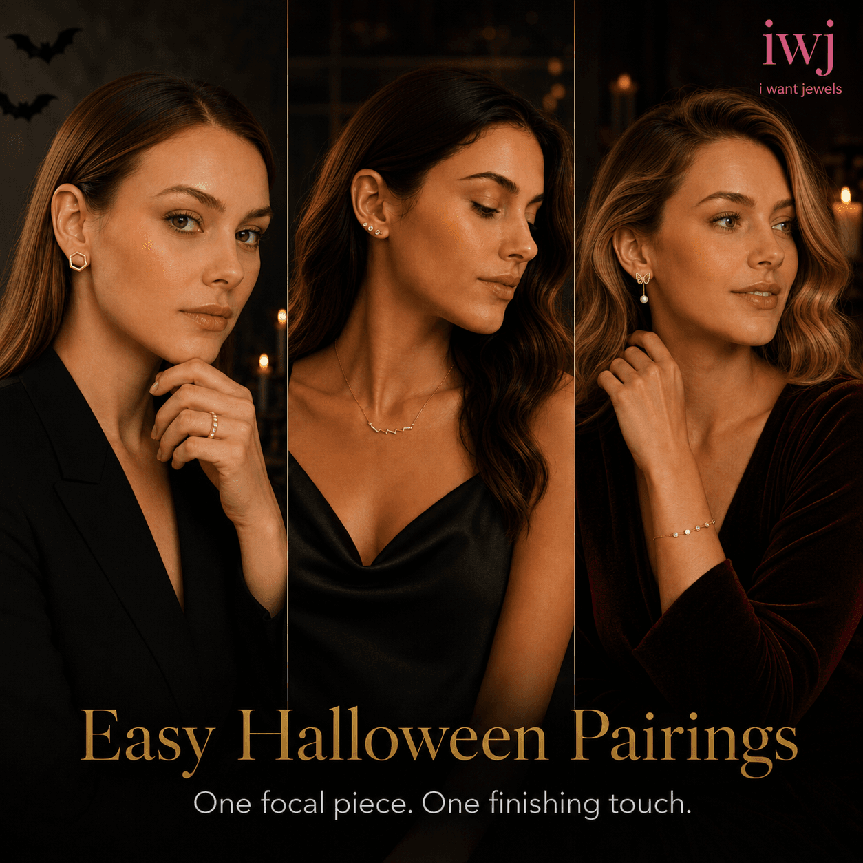 Last-minute Halloween jewellery outfit ideas