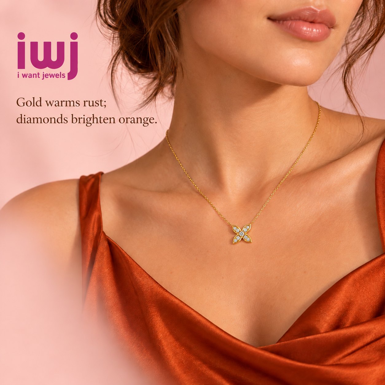 What Jewellery to Wear with an Orange or Rust Dress