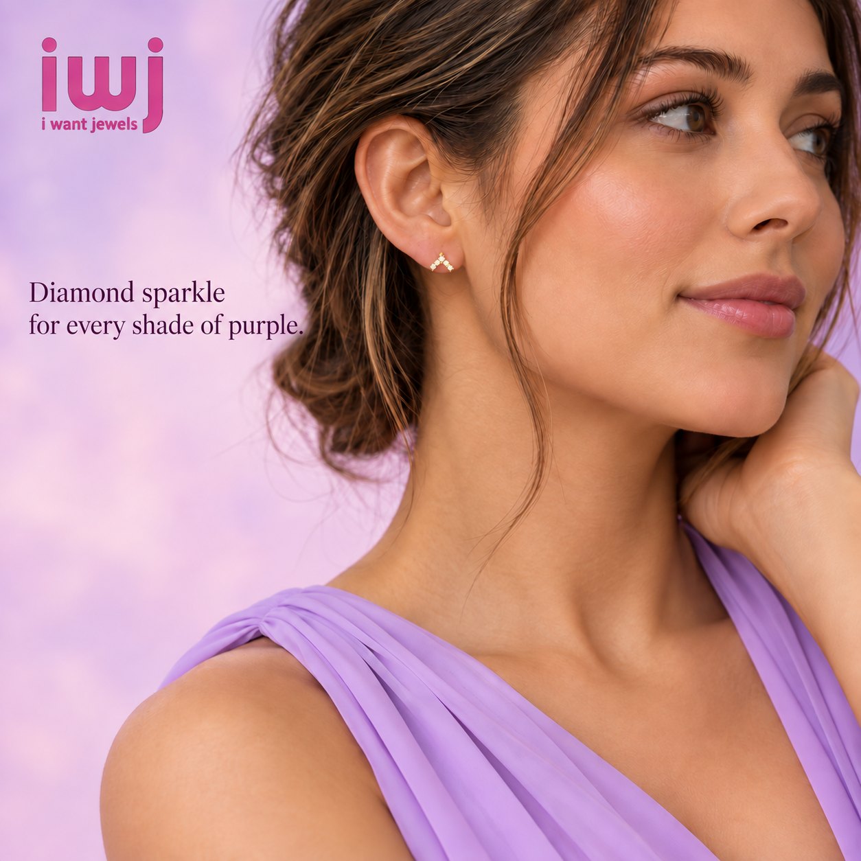 Qué joyas llevar con un vestido lila o morado